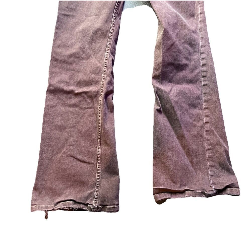 Paris Blues Y2K Brown Low Rise Bootcut Flare Jeans Pants Fade Juniors Size 5 - Picture 6 of 13